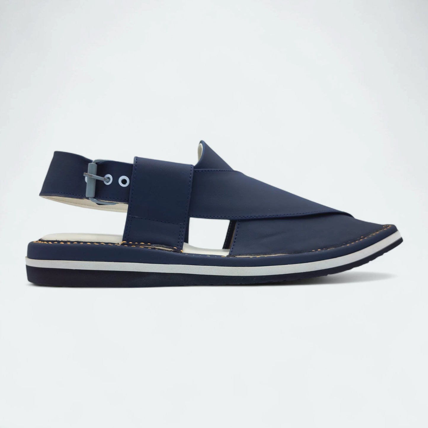 Contrast Sole Medicated Chappal Blue by Addura Star