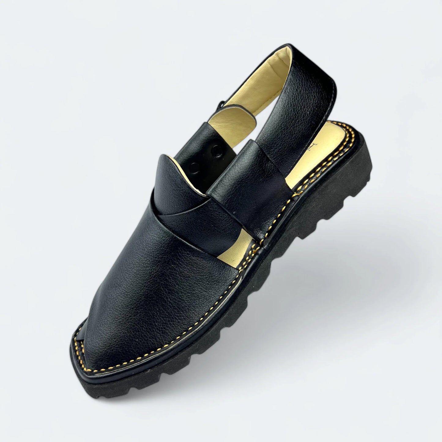 GOGO Medicated Chappal Full Black by Addura Star