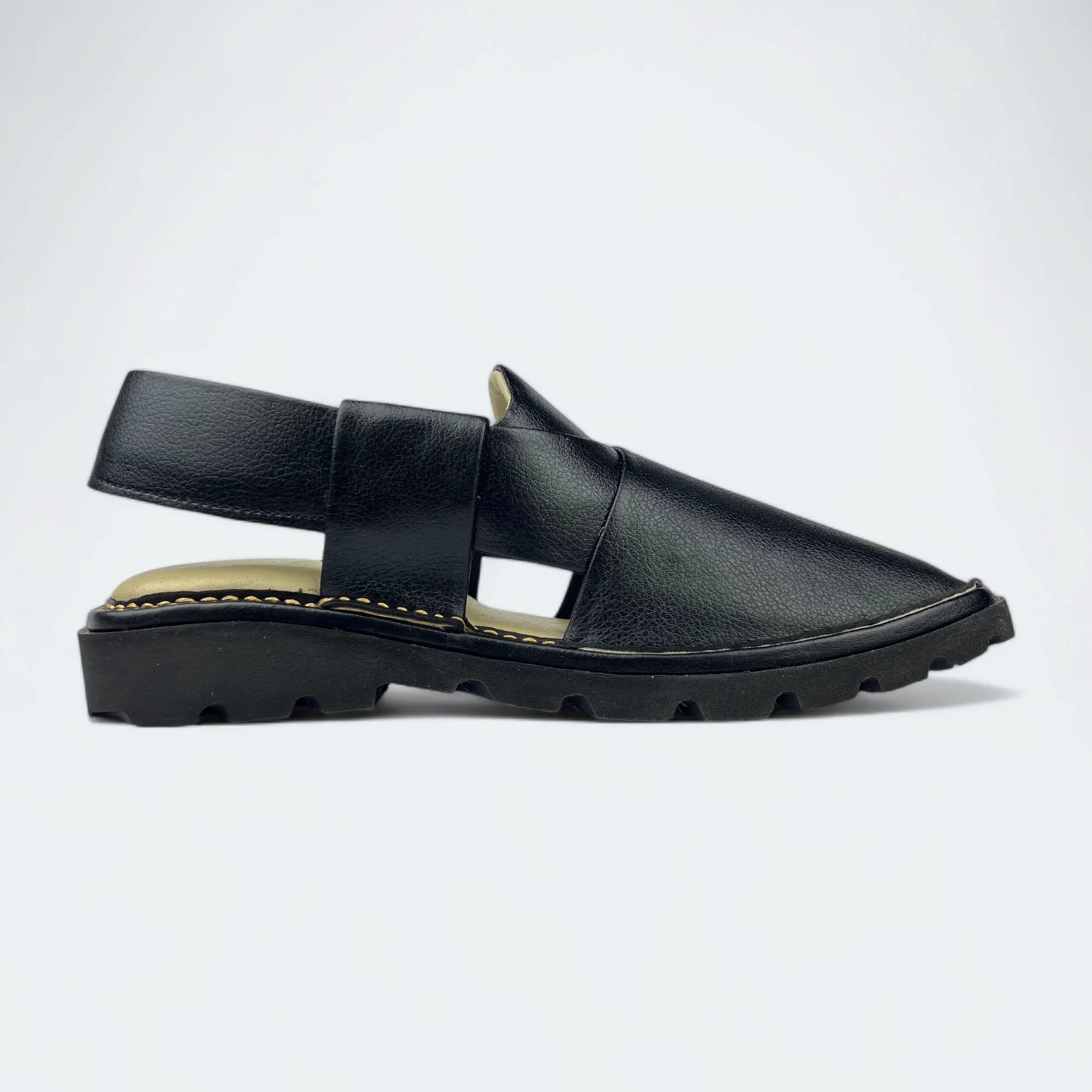 GOGO Medicated Chappal Full Black by Addura Star