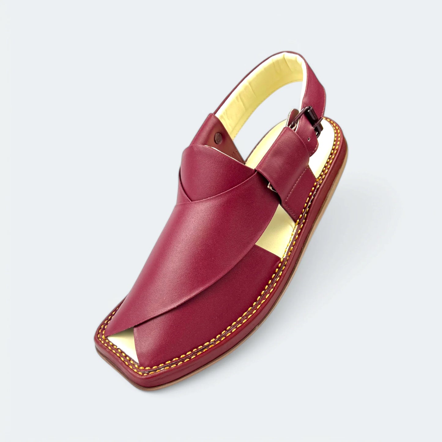 Kaptan Medicated Chappal Marron by Addura Star