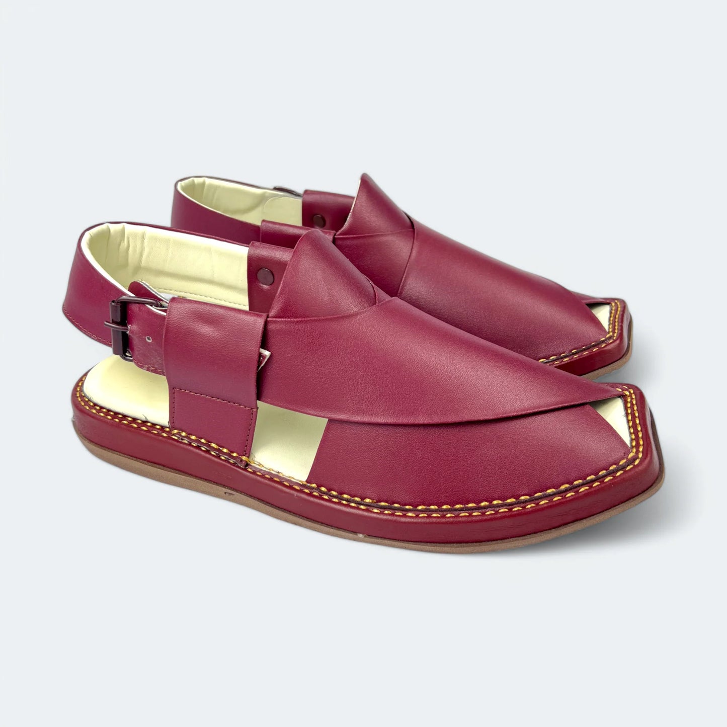 Kaptan Medicated Chappal Marron by Addura Star