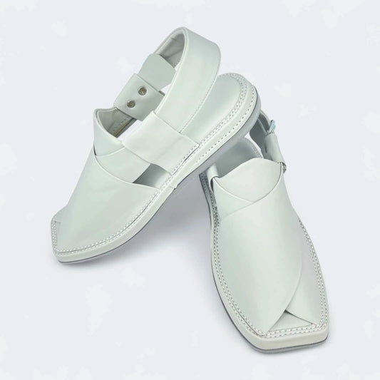Kaptan Medicated Chappal Whitish Grey by Addura Star