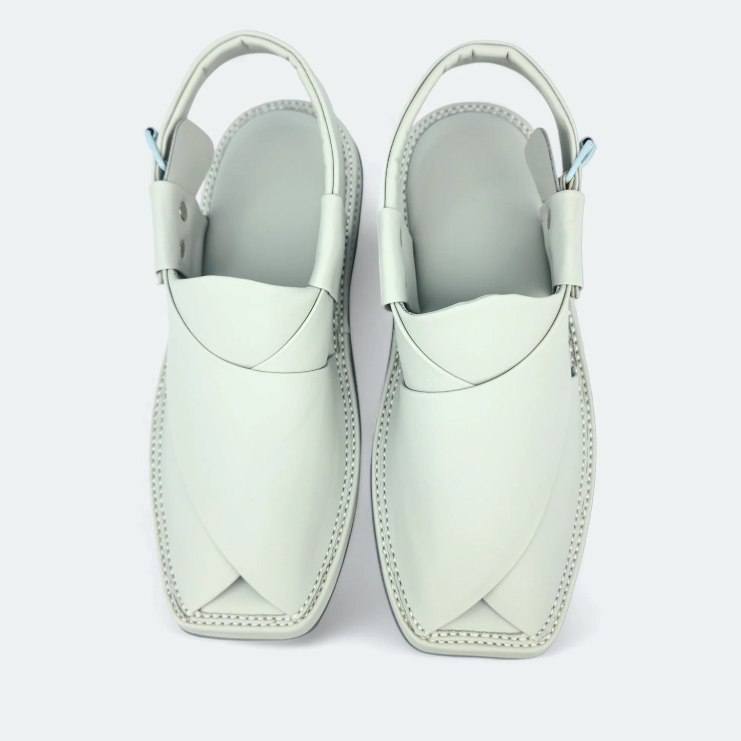 Kaptan Medicated Chappal Whitish Grey by Addura Star