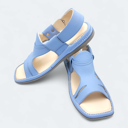 Panjedar Medicated Chappal Light Weight Ferozi by Addura Star