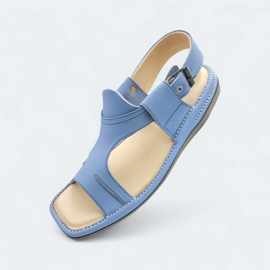Panjedar Medicated Chappal Light Weight Ferozi by Addura Star