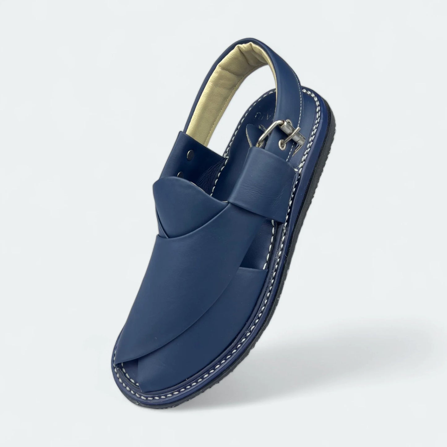 Peshawari Medicated Chappal Navy Blue by Addura Star