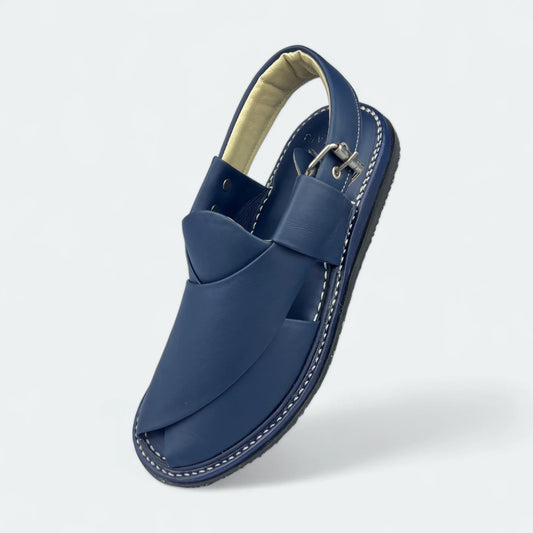 Peshawari Medicated Chappal Navy Blue by Addura Star