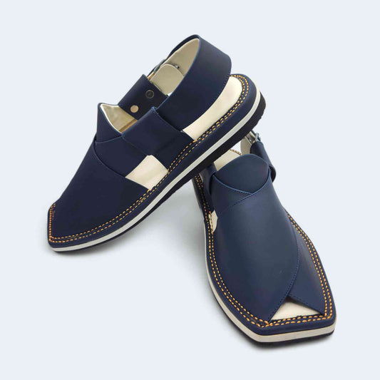 Contrast Sole Medicated Chappal Blue by Addura Star