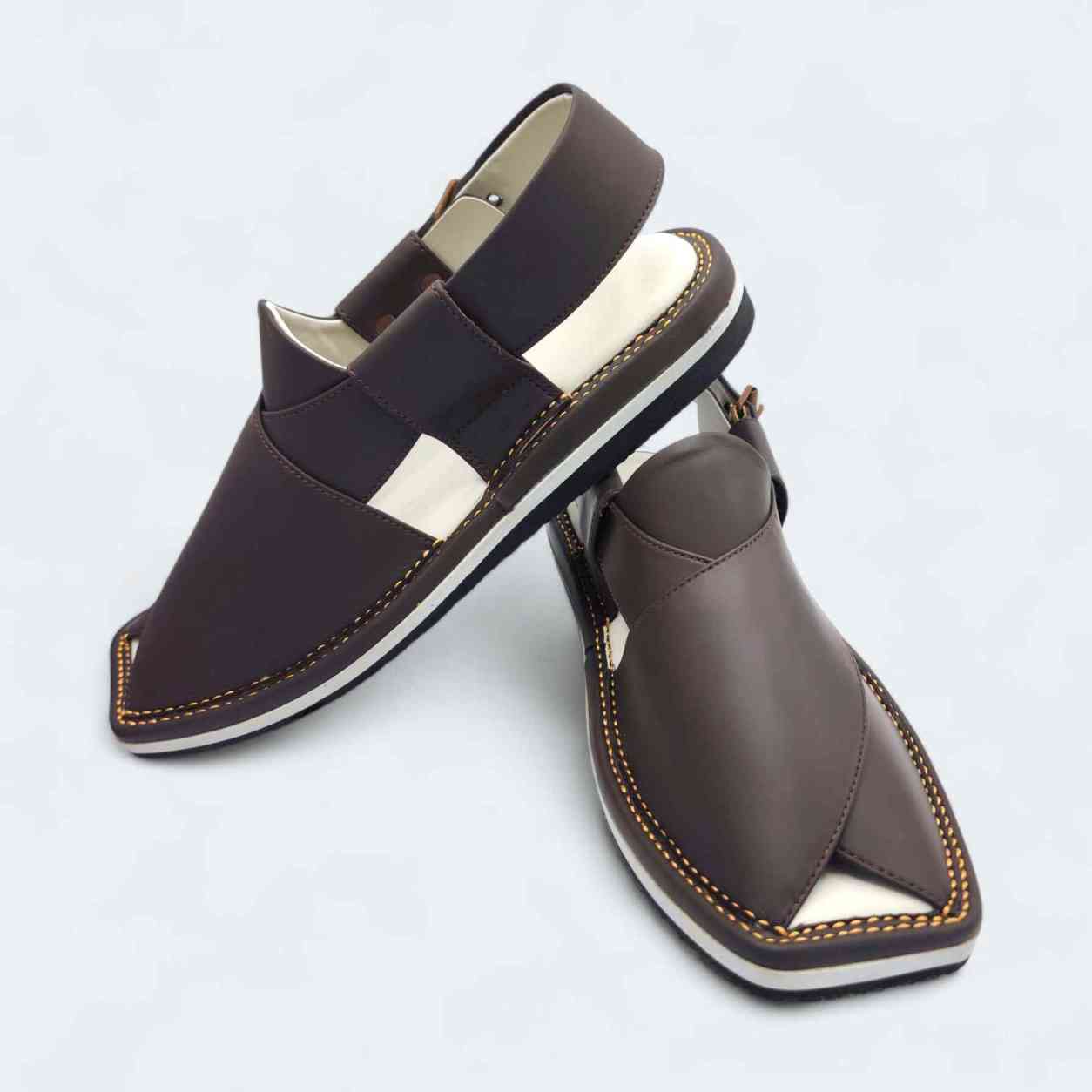 Contrast Sole Medicated Chappal Chocolate by Addura Star