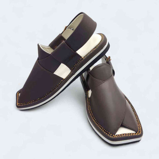 Contrast Sole Medicated Chappal Chocolate by Addura Star