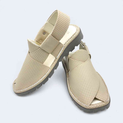 GOGO Medicated Chappal Dotted Cream by Addura Star
