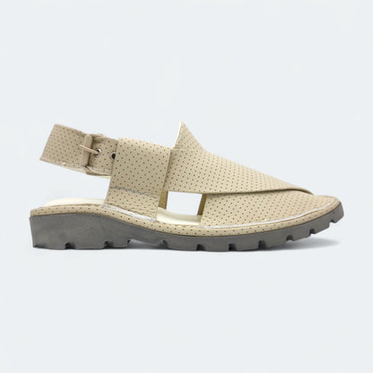 GOGO Medicated Chappal Dotted Cream by Addura Star