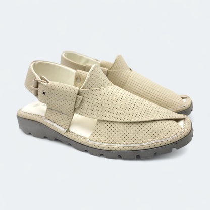 GOGO Medicated Chappal Dotted Cream by Addura Star