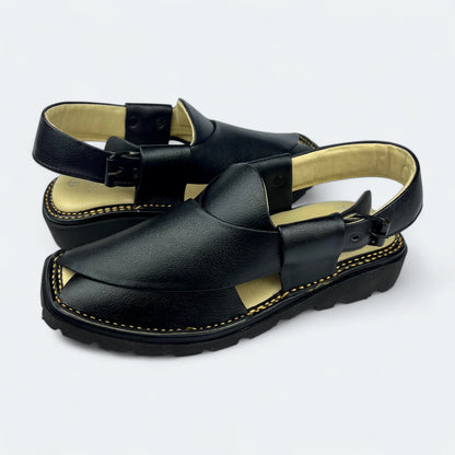 GOGO Medicated Chappal Full Black by Addura Star