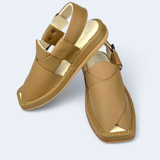 Kaptan Medicated Chappal Brown by Addura Star