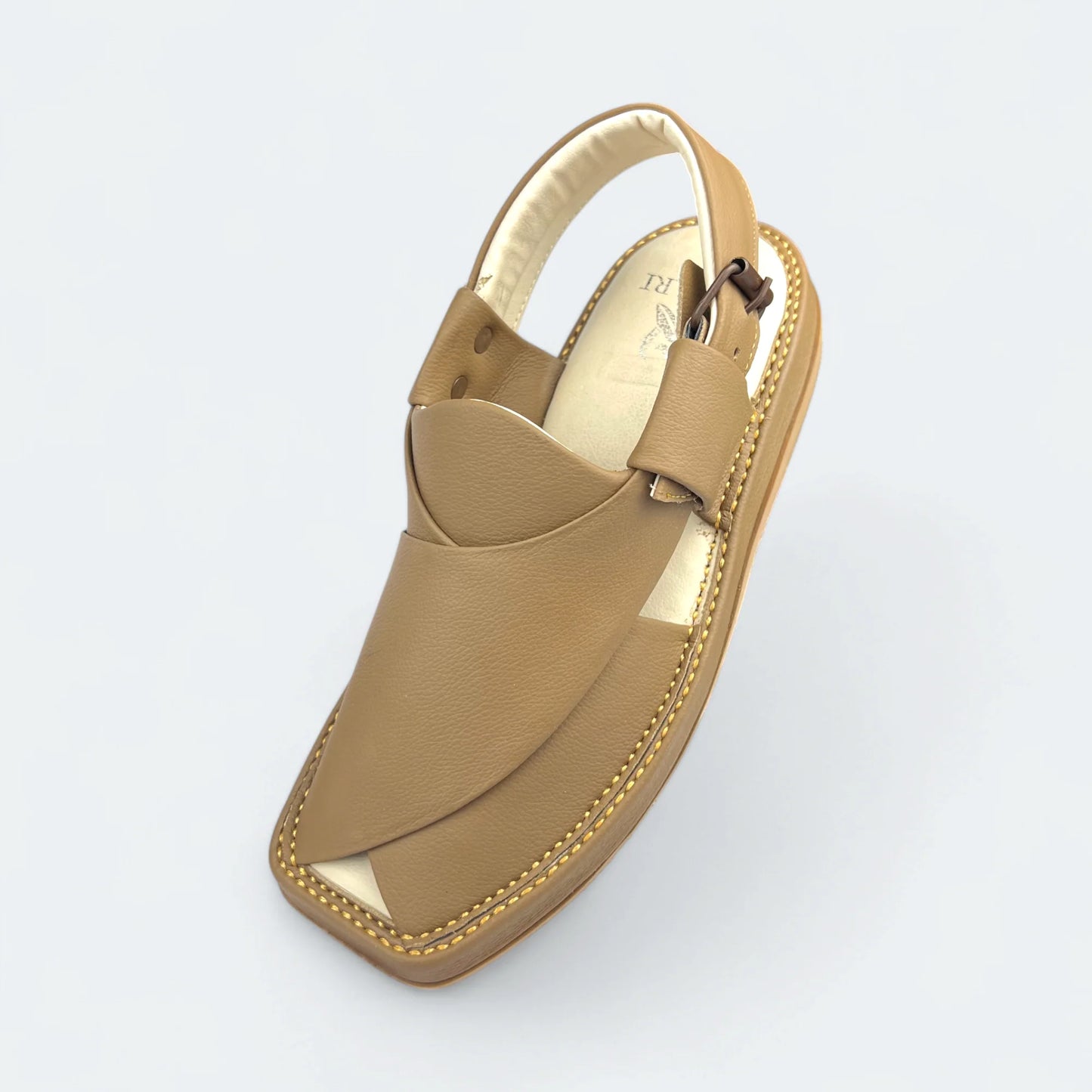 Kaptan Medicated Chappal Brown by Addura Star