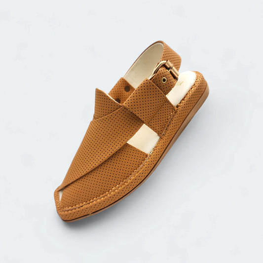 Kaptan Medicated Chappal Dotted Yellow by Addura Star