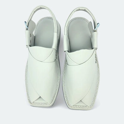 Kaptan Medicated Chappal Whitish Grey by Addura Star
