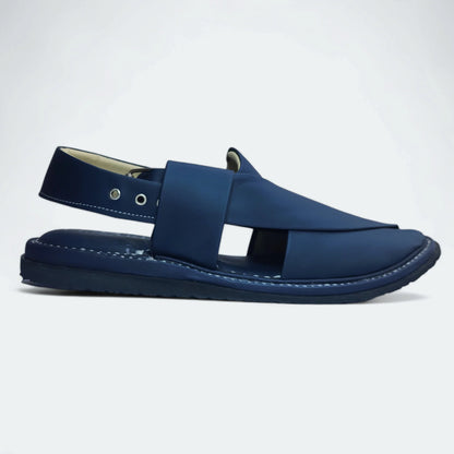 Peshawari Medicated Chappal Navy Blue by Addura Star