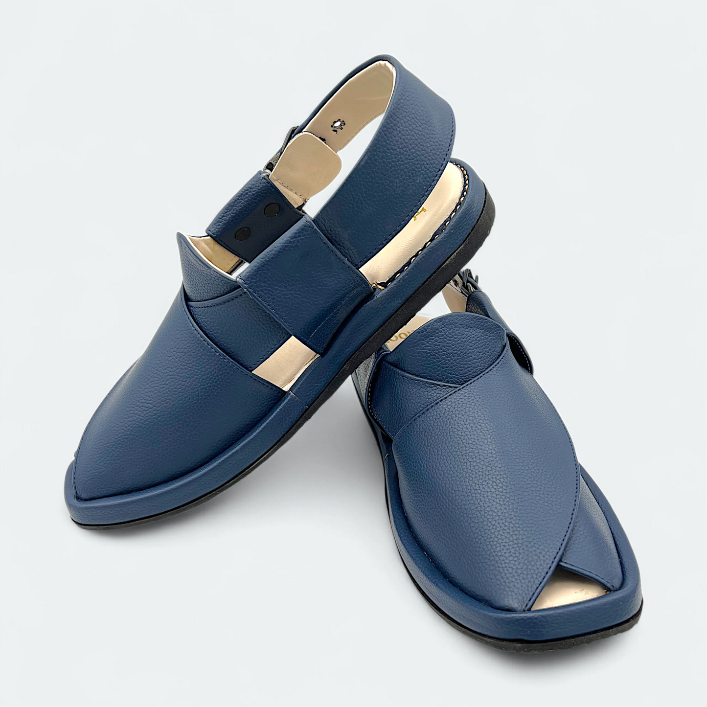 Round GOGO Medicated Chappal Blue by Addura Star