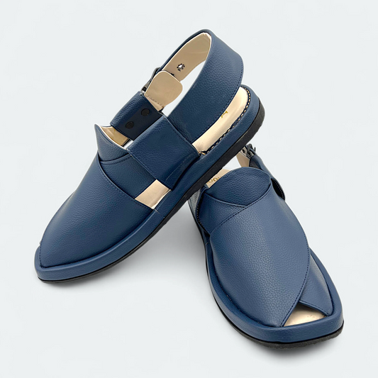 Round GOGO Medicated Chappal Blue by Addura Star