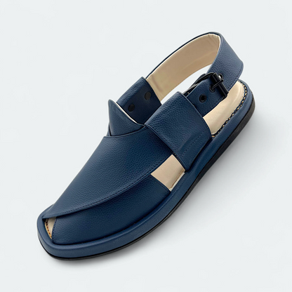 Round GOGO Medicated Chappal Blue by Addura Star